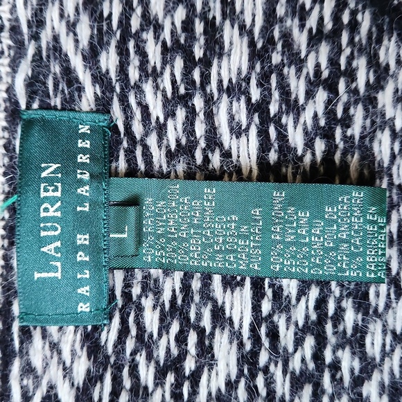 Ralph Lauren Wool Blend cardigan sweater Womens Large - Picture 6 of 6